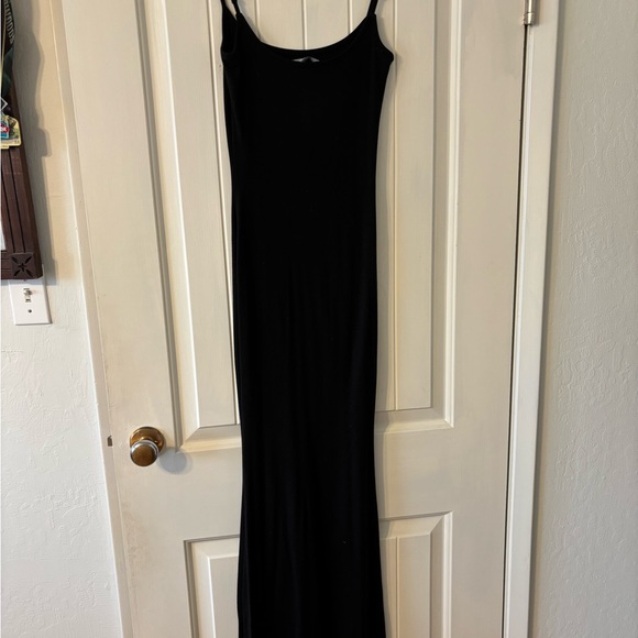 Quince Tencel Rib Black Maxi Dress, small. EUC! - Picture 7 of 9